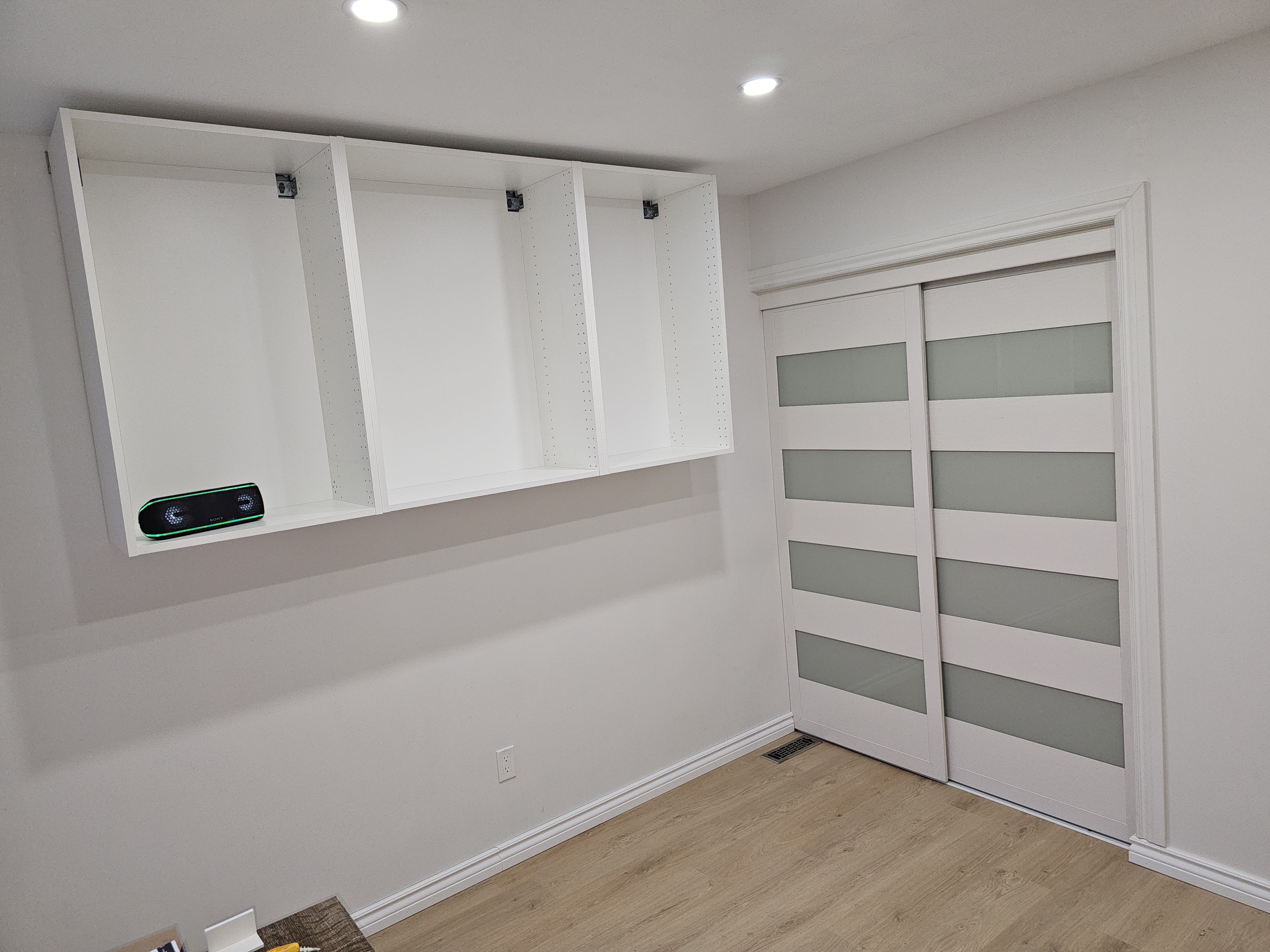 Here is an image of a renovations for walls flooring or ceiling repair.